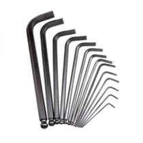 Jogo de chave allen longa abaulada 1/16 a 9/16" com 14 peças - 42KL-14P