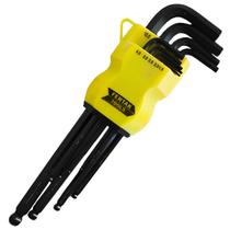 Jogo de Chave Allen Longa Abaulada 1.5-10mm 9 Peças Fertak 2404