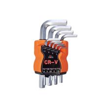 Jogo de chave allen longa com 09 peças Jogo de chave allen longa com 09 peças