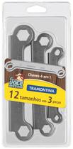 Jogo de Chave Aperto 3 Peças 4X1 12-Tamanho TRAMONTINA 41130503