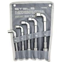 Jogo de chave biela com furo passante 10 a 17 mm 5 peças Jogo de chave biela com furo passante 10 a 17 mm 5 peças