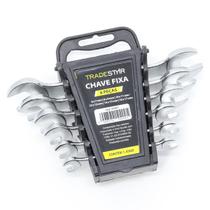 Jogo de Chave Boca Fixa em Aço - 6 Peças 6 a 17mm Tradestar Jogo de Chave Boca Fixa em Aço - 6 Peças 6 a 17mm Tradestar