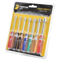 Jogo de Chave Canhão Para Uso Hobby 7 Peças 5 à 11mm Fertak Jogo de Chave Canhão Para Uso Hobby 7 Peças 5 à 11mm Fertak