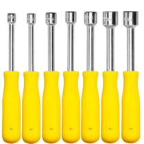 Jogo De Chave Canhão Sextavado Aço Profissional 7 Peças Jogo De Chave Canhão Sextavado Aço Profissional 7 Peças