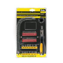 Jogo de chave catraca intercambiável com cabo flex 40 pontas Jogo de chave catraca intercambiável com cabo flex 40 pontas