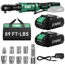 Jogo de Chave Catraca Sem Fio KIMO 20V 89 ft-lbs 400 RPM Jogo de Chave Catraca Sem Fio KIMO 20V 89 ft-lbs 400 RPM