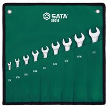 Jogo de chave combinada 1/4" a 3/4" aço cromo vanádio 9 peças - ST09019G Jogo de chave combinada 1/4" a 3/4" aço cromo vanádio 9 peças - ST09019G