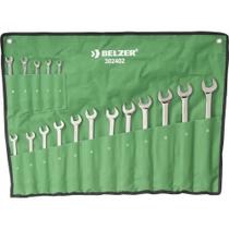 Jogo de Chave Combinada 2000 de 6 a 22mm CRV Com 17 Peças - 302402B - BELZER Jogo de Chave Combinada 2000 de 6 a 22mm CRV Com 17 Peças - 302402B - BELZER