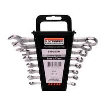 Jogo De Chave Combinada 6 Á 17Mm 8 Pçs Starfer Aço Cromado Jogo De Chave Combinada 6 Á 17Mm 8 Pçs Starfer Aço Cromado