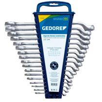 Jogo de Chave Combinada 6 a 19mm 14 Peças Gedore 002612 Jogo de Chave Combinada 6 a 19mm 14 Peças Gedore 002612