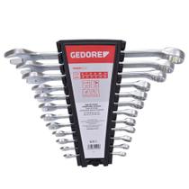 Jogo de chave combinada 6 a 22 mm aço cromo vanádio com 12 peças - Gedore Red