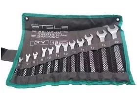 Jogo De Chave Combinada 6 a 22mm - STELS - 12 Peças