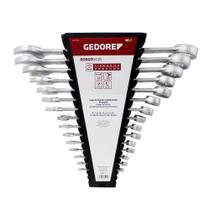 Jogo de Chave Combinada 6 a 32 mm 15 Peças Gedore Red