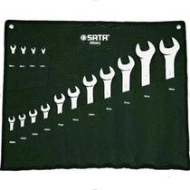 Jogo de Chave Combinada 6 a 32mm 15pçs ST08002SJ Sata Jogo de Chave Combinada 6 a 32mm 15pçs ST08002SJ Sata
