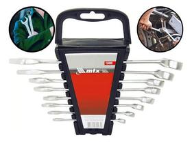 Jogo De Chave Combinada 6 X 19 Mm (08 Pçs) Cromo Fosco Mtx