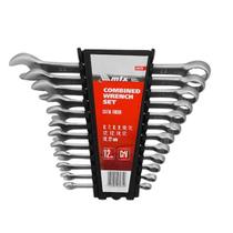 Jogo de chave combinada, 6 x 22 mm, 12 pcs, crv, cromo fosco//mtx