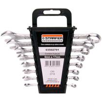 Jogo de Chave Combinada 6A17MM Com 8 Peças Starfer Jogo de Chave Combinada 6A17MM Com 8 Peças Starfer