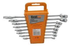 Jogo De Chave Combinada 8-19mm 8 Peças Bestfer Jogo De Chave Combinada 8-19mm 8 Peças Bestfer