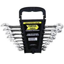 Jogo De Chave Combinada 8 Peças Fertak Tools