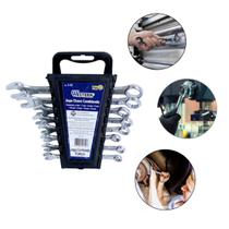 Jogo De Chave Combinada Boca E Estrela 8 Peças 6 a 15MM