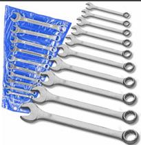 Jogo de Chave Combinada Boca e Estria 6mmx17mm Execellent 10 pçs Jogo de Chave Combinada Boca e Estria 6mmx17mm Execellent 10 pçs