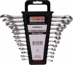 Jogo de Chave Combinada (BocaxEstrela) c/12 Peças 6 A 22 Mm Starfer Jogo de Chave Combinada (BocaxEstrela) c/12 Peças 6 A 22 Mm Starfer