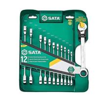Jogo De Chave Combinada Catraca 12 Peças St09066-02 - Sata Jogo De Chave Combinada Catraca 12 Peças St09066-02 - Sata