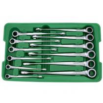 Jogo de chave combinada catraca invertida 8 a 19 mm com 12 peças - Belzer
