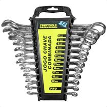 Jogo De Chave Combinada Com 12 Peças De 6mm a 22mm