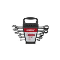 Jogo de chave Combinada com Catraca 8 a 19mm com 5 Peças - Gedore Red