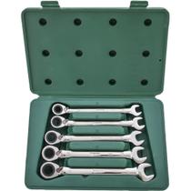 Jogo de chave combinada com catraca reversível de 10 a 14 mm com 5 peças - ST09083SJ