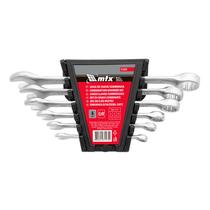 Jogo de chave combinada, cromo vanadio, cromo fosco, 6-17mm, 6pcs // mtx Jogo de chave combinada, cromo vanadio, cromo fosco, 6-17mm, 6pcs // mtx