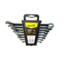 Jogo de chave combinada, cromo vanadio, fosfatizadas, 6-19mm, 8pcs // sparta