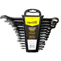 Jogo de chave combinada crv fosfatizadas 6-22mm 12pcs sparta