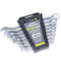 Jogo De Chave Combinada De 6 A 17 Mm Cromo Vanádio 8 Peças Jogo De Chave Combinada De 6 A 17 Mm Cromo Vanádio 8 Peças