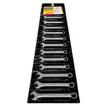 Jogo de chave combinada de 6 a 22 mm em aço especial com 12 peças - Tramontina