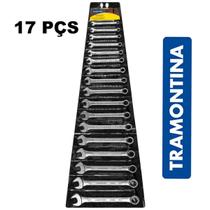 Jogo de Chave Combinada de 6 à 22 mm Kit com 17Peças Tramontina