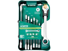 Jogo de Chave Combinada Sata 8 a 19mm - ST08007ASJ 8 Peças