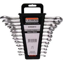 Jogo De Chave Combinada Starfer 12 Peças 6mm Á 22mm Jogo De Chave Combinada Starfer 12 Peças 6mm Á 22mm
