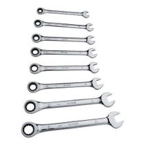Jogo de chave combinada stels com catraca 8pcs