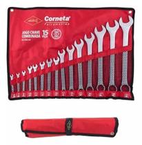Jogo De Chave Combinadas 6 A 32mm Em Aço Crvanadio Corneta