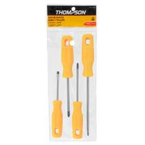 Jogo De Chave De Fenda 4 Peças Thompson Jogo De Chave De Fenda 4 Peças Thompson