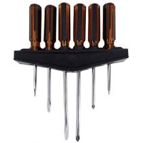 Jogo de Chave de Fenda e Philips Com 6 Peças (7PZ) - Eda Jogo de Chave de Fenda e Philips Com 6 Peças (7PZ) - Eda
