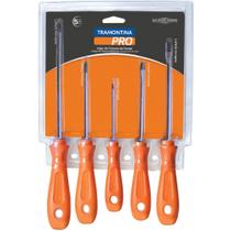 Jogo de chave de fenda e phillips com 5 peças - Twister