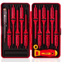 Jogo De Chave De Fenda Philips E Torx Isoladas Imantadas Detector De Voltagem 1000v