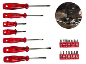 Jogo De Chave De Fenda / Phillips 21 Peças - Corneta