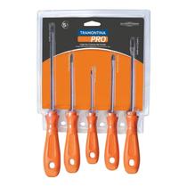 Jogo De Chave De Fenda/phillips 5 Pçs Tramontina Pro