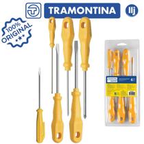 Jogo De Chave De Fenda / Phillips Com 6 Peças Tramontina