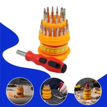 Jogo De Chave De Precisão 31 Em 1 Imantada Estojo Completo Para Celular Notebook Relógio Óculos Eletrônicos Profissional Portátil