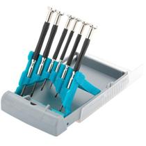 Jogo de chave de precisão fenda/phillips com 6 peças